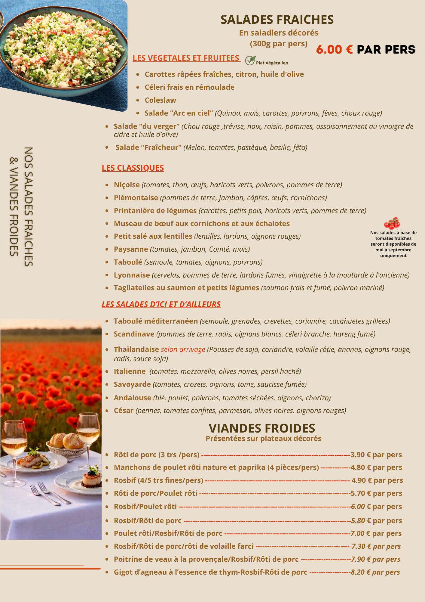 Salades Fraîches